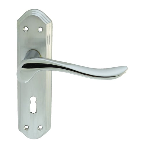 Carlisle Brass DL450SCCP Lytham Lever On Lock Backplate (LEAD TIME: 2-3 DAYS)