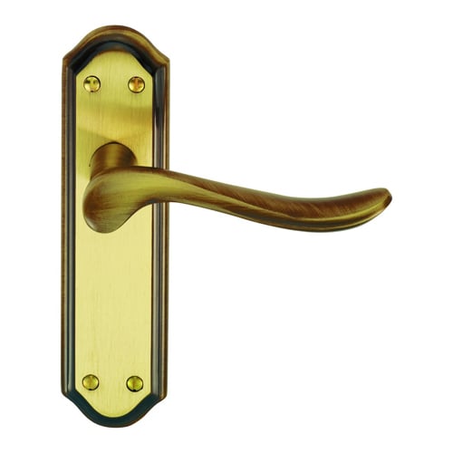 Carlisle Brass DL451FB Lytham Lever On Latch Backplate (LEAD TIME: 2-3 DAYS)