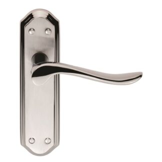 Carlisle Brass DL451SCCP Lytham Lever On Latch Backplate (LEAD TIME: 2-3 DAYS)