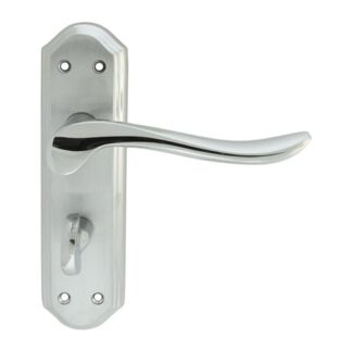 Carlisle Brass DL452SCCP Lytham Lever On WC Backplate (LEAD TIME: 2-3 DAYS)