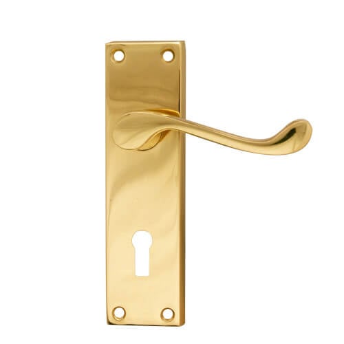 Victorian Scroll Lever On Plate Furniture - Image 3