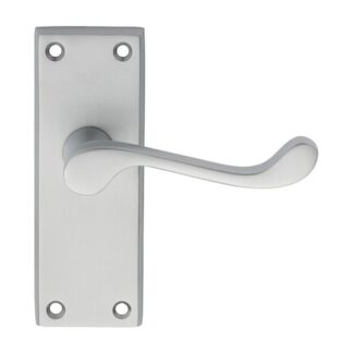 Carlisle Brass DL55SC Victorian Scroll Lever On Short Latch Backplate (LEAD TIME: 2-3 DAYS)