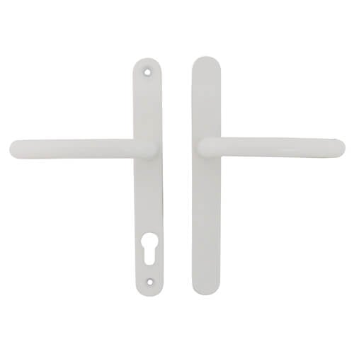 Fab & Fix Balmoral Blank Lever Lever UPVC Multipoint Door Handles -  92mm PZ Sprung 212mm Screw Centres - Image 5