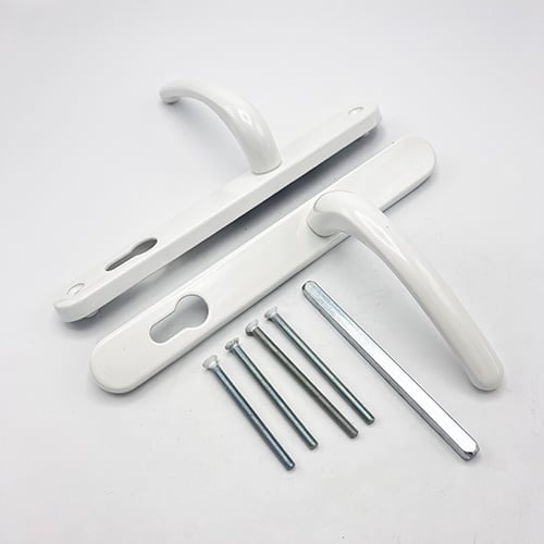 Fab & Fix Balmoral Lever Lever UPVC Multipoint Door Handles -  92mm PZ Sprung 212mm Screw Centres - Image 8