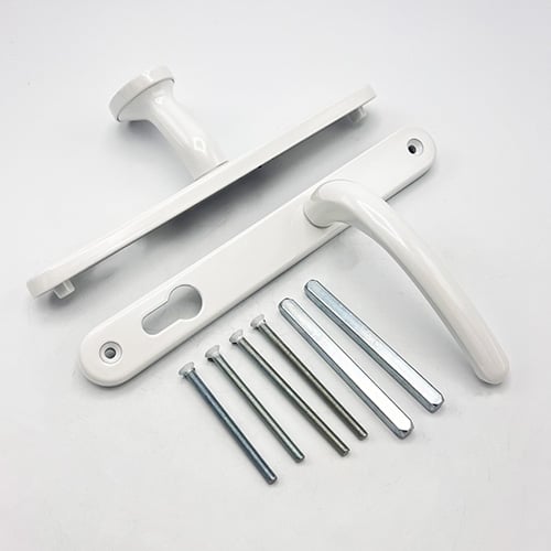 Fab & Fix Balmoral Lever Moveable Pad UPVC Multipoint Door Handles - 92mm/62mm PZ Sprung 212mm Screw Centres - Image 8