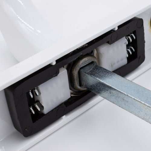 Fab & Fix Balmoral Lever Moveable Pad UPVC Multipoint Door Handles - with Snib 92mm/62mm Sprung 212mm Screw Centres - Image 6