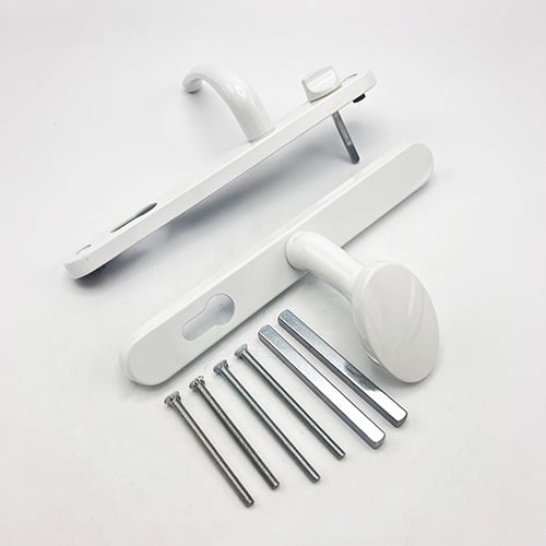 Fab & Fix Balmoral Lever Moveable Pad UPVC Multipoint Door Handles - with Snib 92mm/62mm Sprung 212mm Screw Centres - Image 5