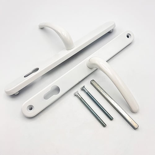 Fab & Fix Universal Lever Lever UPVC Multipoint Door Handles -  92mm PZ Sprung 265mm Screw Centres - Image 5