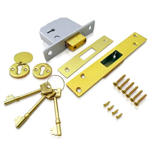 (Ex Chubb) Union 3G114E British Standard 5 Lever Mortice Deadlock - Image 3