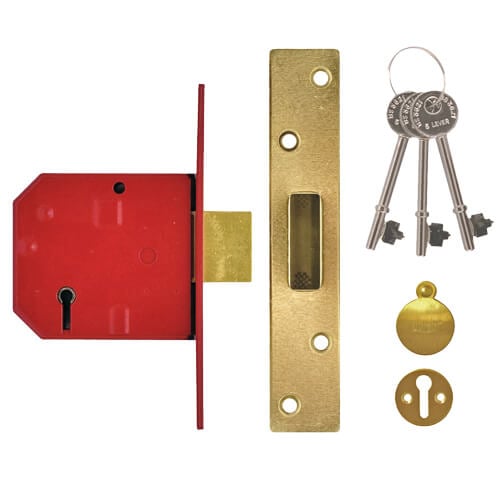 Union 2134E British Standard 5 Lever Mortice Deadlock - Image 11