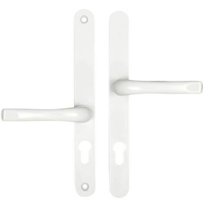 Easyfit Lever Offset Lever UPVC Multipoint Door Handles - 48mm/87mm PZ  Unsprung 240mm Screw Centres