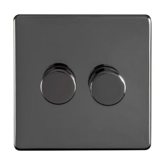 Eurolite ECBN2DLED 2 Gang Led Push On Off 2Way Dimmer (LEAD TIME: 2-3 DAYS)