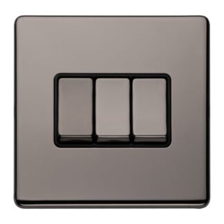 Eurolite ECBN3SWB 3 GANG 10AMP 2WAY SWITCH (LEAD TIME: 2-3 DAYS)