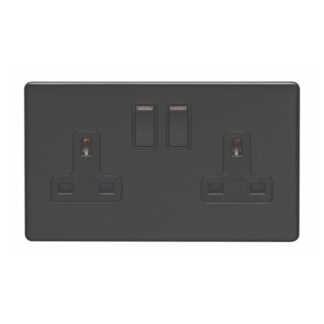 Eurolite ECMB2SOB 2 Gang Socket (LEAD TIME: 2-3 DAYS)