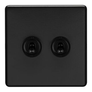 Eurolite ECMBT2SW 2 GANG 10AMP 2WAY TOGGLE SWITCH (LEAD TIME: 2-3 DAYS)