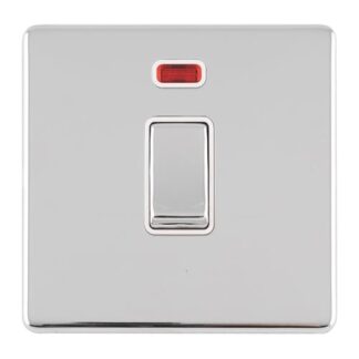 Eurolite ECPC20ADPSWNW 1 GANG 20AMP DP SWITCH & NEON (LEAD TIME: 2-3 DAYS)