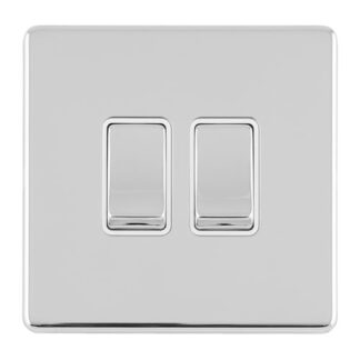 Eurolite ECPC2SWW 2 GANG 10AMP 2WAY SWITCH (LEAD TIME: 2-3 DAYS)