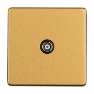 Eurolite ECSB1TVB 1-Gang TV Socket (LEAD TIME: 2-3 DAYS)