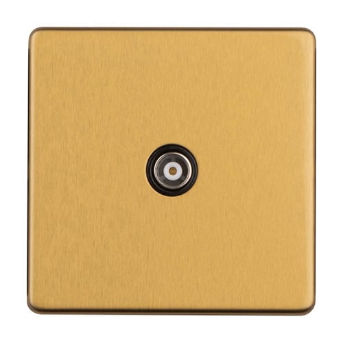 Eurolite ECSB1TVB 1-Gang TV Socket (LEAD TIME: 2-3 DAYS)