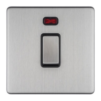 Eurolite ECSS20ADPSWNB 1-Gang 20Amp DP Switch & Neon (LEAD TIME: 2-3 DAYS)