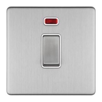 Eurolite ECSS20ADPSWNW 3-Gang 20Amp DP Switch & Neon (LEAD TIME: 2-3 DAYS)