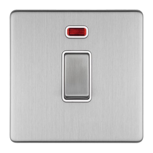 Eurolite ECSS20ADPSWNW 3-Gang 20Amp DP Switch & Neon (LEAD TIME: 2-3 DAYS)