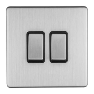 Eurolite ECSS2SWB 2-Gang 10Amp 2-Way Switch (LEAD TIME: 2-3 DAYS)