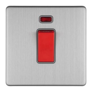 Eurolite ECSS45ASWNSG 1-Gang 45Amp DP Switch with Neon (LEAD TIME: 2-3 DAYS)