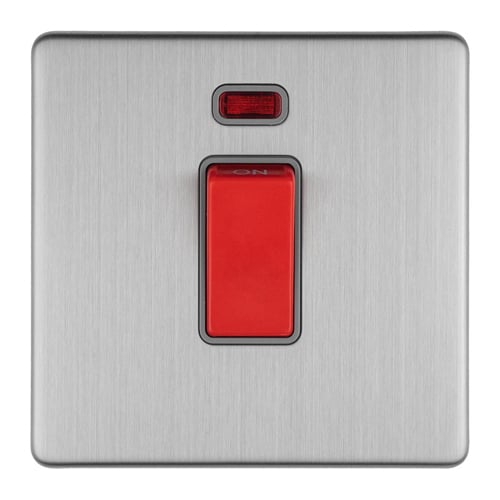 Eurolite ECSS45ASWNSG 1-Gang 45Amp DP Switch with Neon (LEAD TIME: 2-3 DAYS)