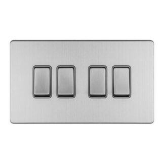 Eurolite ECSS4SWG 4-Gang 10Amp 2-Way Switch (LEAD TIME: 2-3 DAYS)