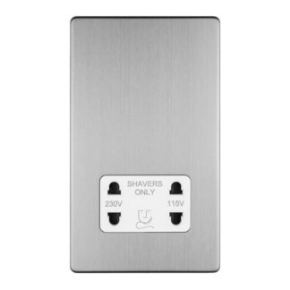 Eurolite ECSSSHSW 4-Gang Shaver Socket 230/115V (LEAD TIME: 2-3 DAYS)