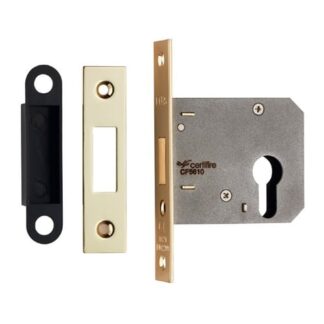 Eurospec EDE5030EB Easi-T Economy Euro Profile Deadlock 76mm (LEAD TIME: 2-3 DAYS)