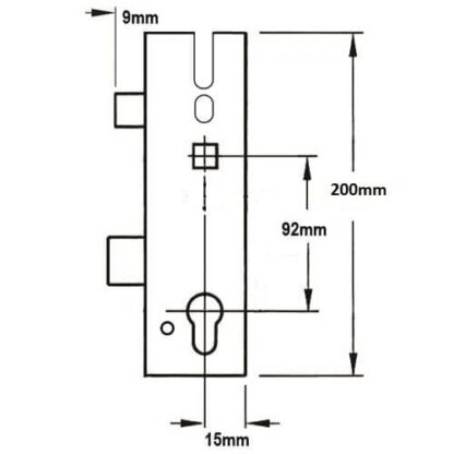 Roto H500 MVD500 Elite Genuine Multipoint Gearbox - Lift Lever - Image 2