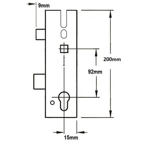 Roto H500 MVD500 Elite Genuine Multipoint Gearbox - Lift Lever - Image 2
