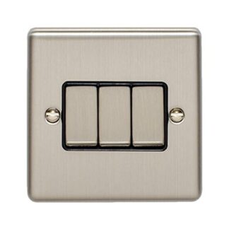 Eurolite EN3SWSSB 3-Gang Switch (LEAD TIME: 2-3 DAYS)