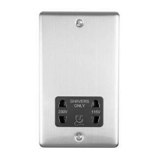 Eurolite ENSHSSSB Shaver Socket (LEAD TIME: 2-3 DAYS)