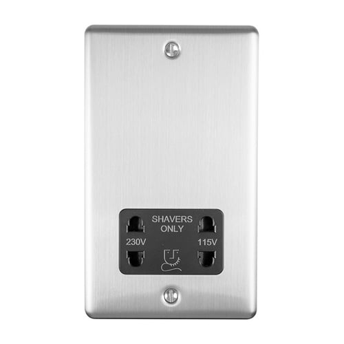 Eurolite ENSHSSSB Shaver Socket (LEAD TIME: 2-3 DAYS)