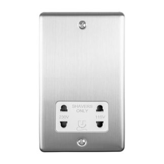 Eurolite ENSHSSSW Shaver Socket (LEAD TIME: 2-3 DAYS)