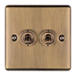 Eurolite ENT2SWABB 2-Gang Toggle Switch (LEAD TIME: 2-3 DAYS)