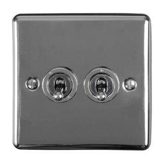 Eurolite ENT2SWBN 2-Gang Toggle Switch (LEAD TIME: 2-3 DAYS)