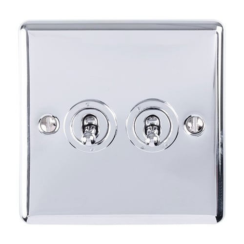 Eurolite ENT2SWPC 2-Gang Toggle Switch (LEAD TIME: 2-3 DAYS)
