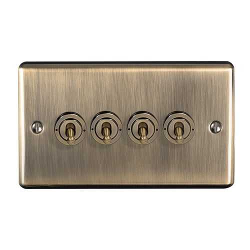 Eurolite ENT4SWABB 4-Gang Toggle Switch (LEAD TIME: 2-3 DAYS)