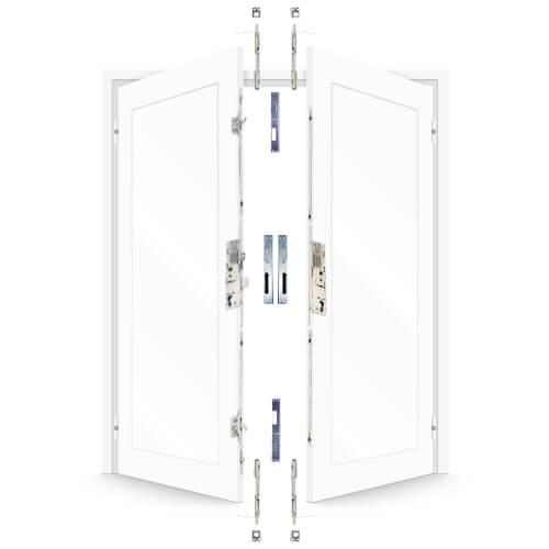 ERA 6535 French Door Kit For a pair of rebated UPVC doors