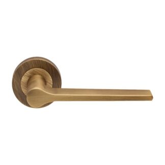 Carlisle Brass EUL020AB Velino Lever On Round Rose (LEAD TIME: 2-3 DAYS)
