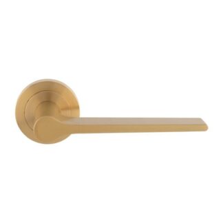Carlisle Brass EUL020SB Velino Lever On Round Rose (LEAD TIME: 2-3 DAYS)