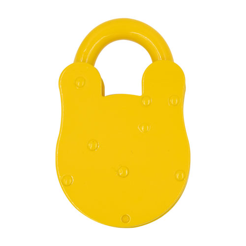 Fire Brigade FB14 Open Shackle Yellow Contract Padlock - Image 2