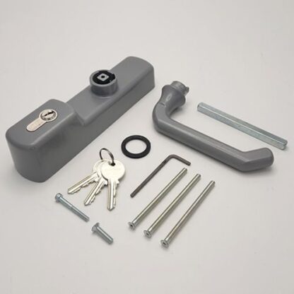 Exidor 500 Series Outside Access Device - Lever Handle with Euro Cylinder - For UPVC Doors - Image 2