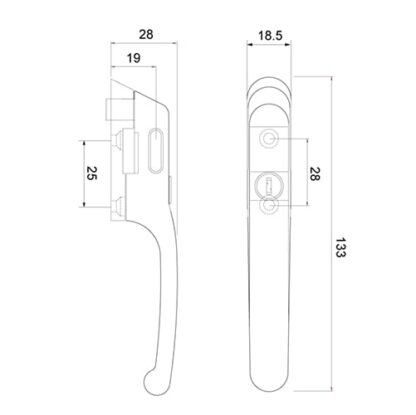 Fab & Fix Craftsman Locking Casement Window Handles - Image 3