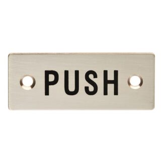 Eurospec FPA1302SSS Push Symbol Sign (LEAD TIME: 2-3 DAYS)