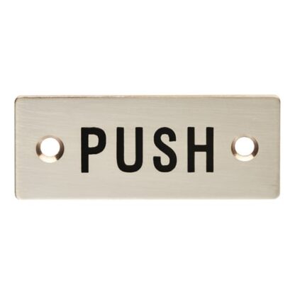 Eurospec FPA1302SSS Push Symbol Sign (LEAD TIME: 2-3 DAYS)